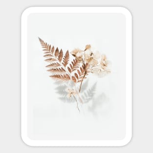 paint leaves Sticker